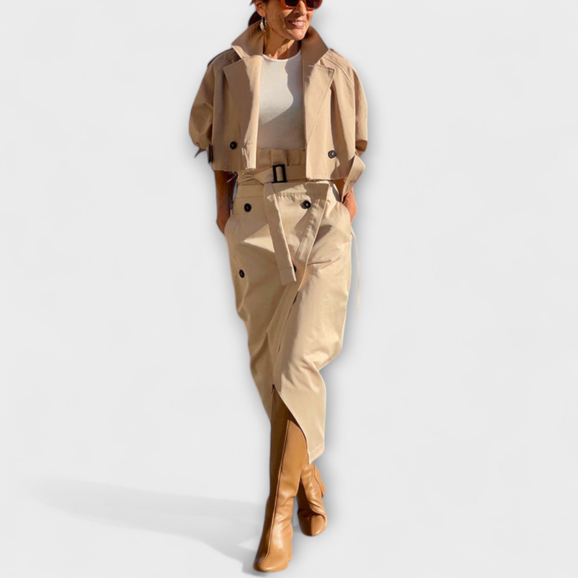 Roll-Cuff Jacket by Eleanor Vale
