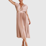 Sunray-Pleat Maxi Dress by Eleanor Vale