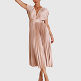 Sunray-Pleat Maxi Dress by Eleanor Vale