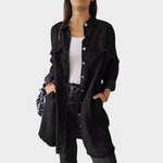 Long sleeve denim shirt dress