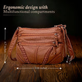 Plaited-Trim Bag by Eleanor Vale