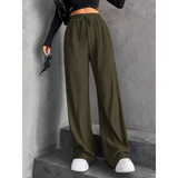 Crinkle-Texture Trousers by Eleanor Vale