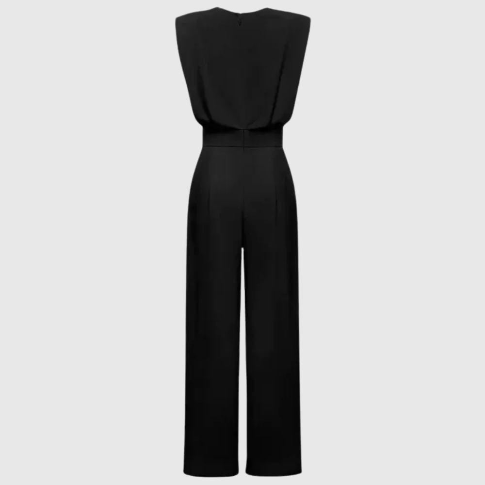 Wide-Waistband Jumpsuit by Eleanor Vale