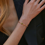 Rainbow-Heart Bracelet by Eleanor Vale