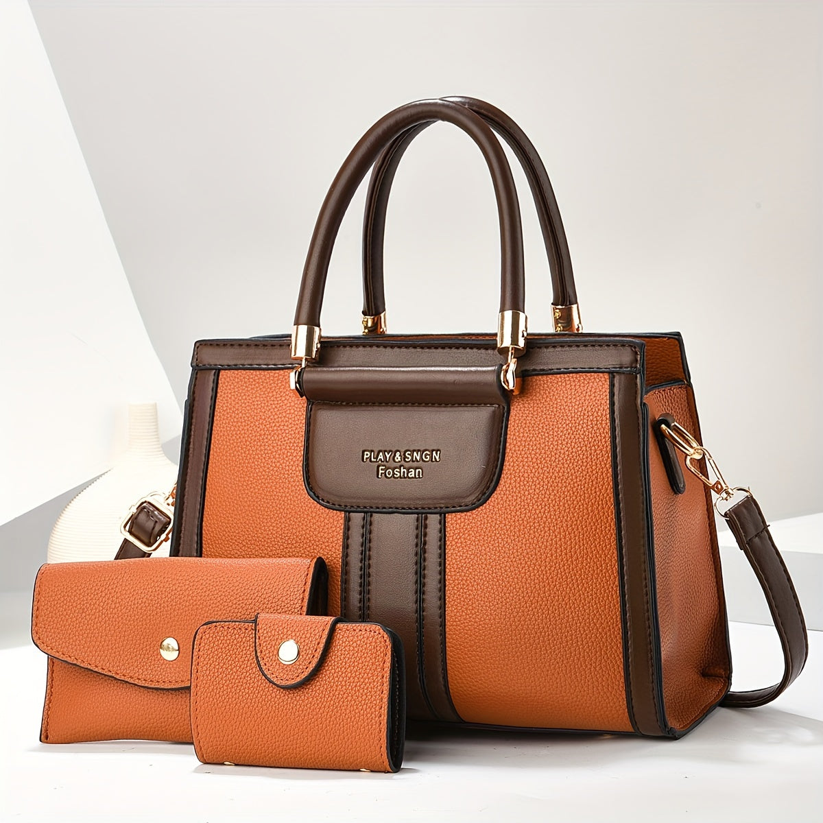 Three-Piece Tote Bag by Eleanor Vale