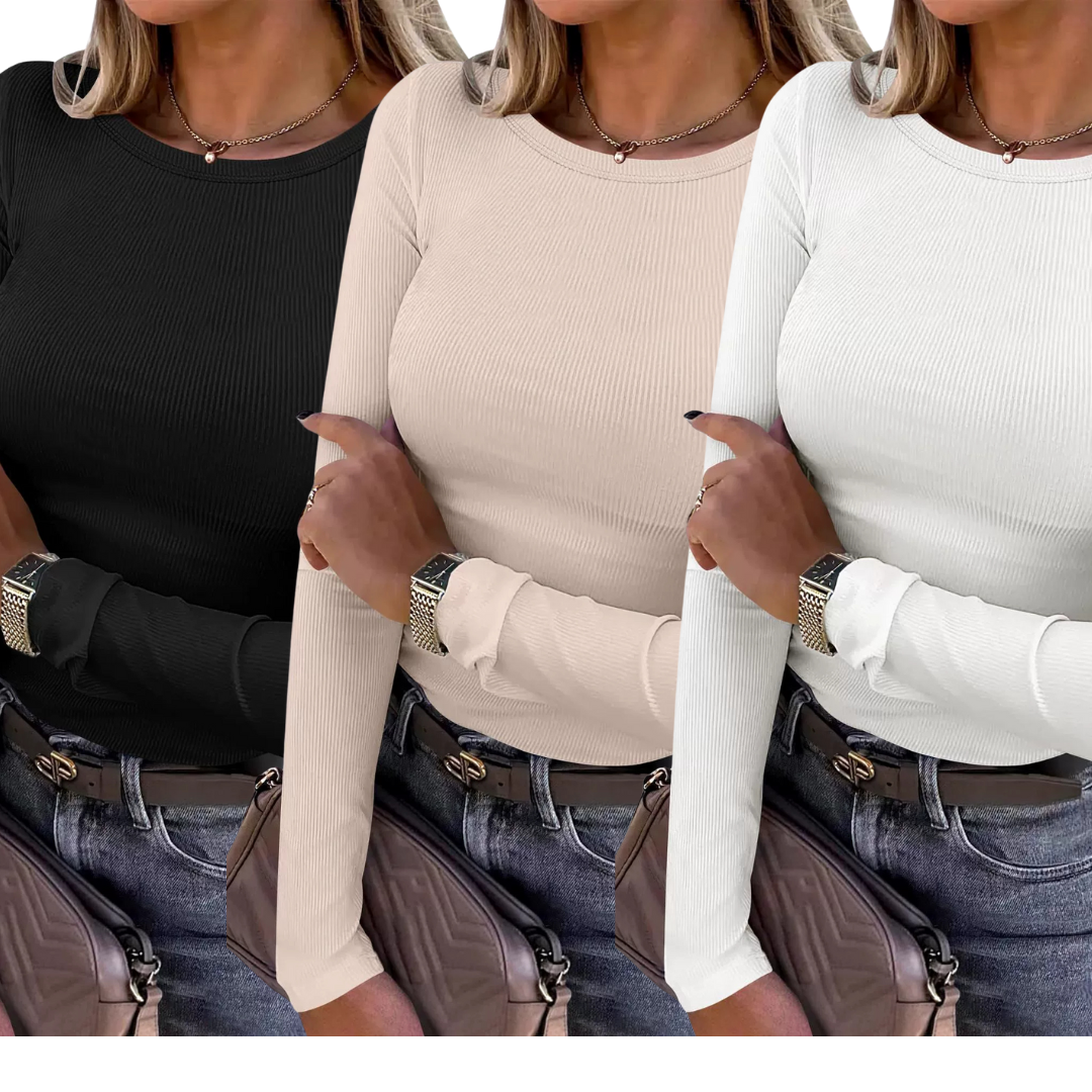 Ribbed-Knit Shirt by Eleanor Vale