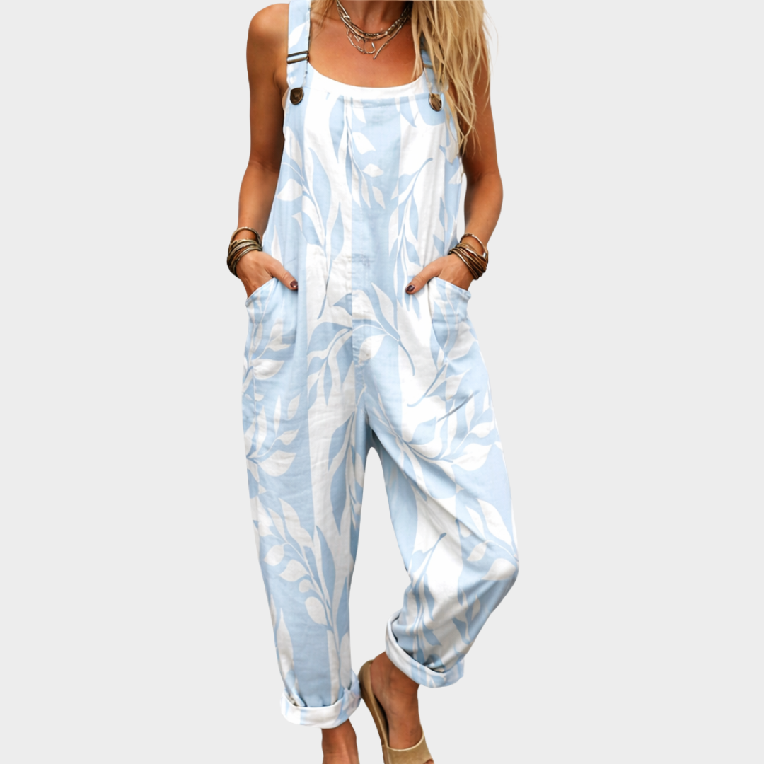 Blue-Leaf Dungarees by Eleanor Vale