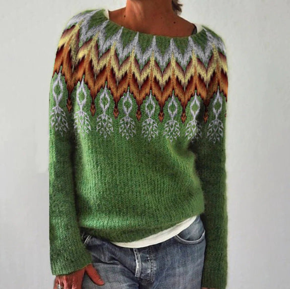 Treeline-Motif Jumper by Eleanor Vale