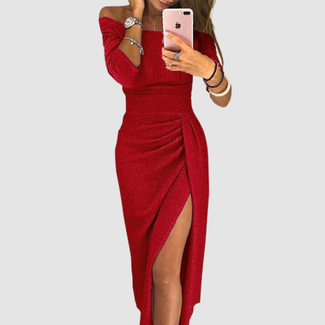 Wrap-Split Dress by Eleanor Vale