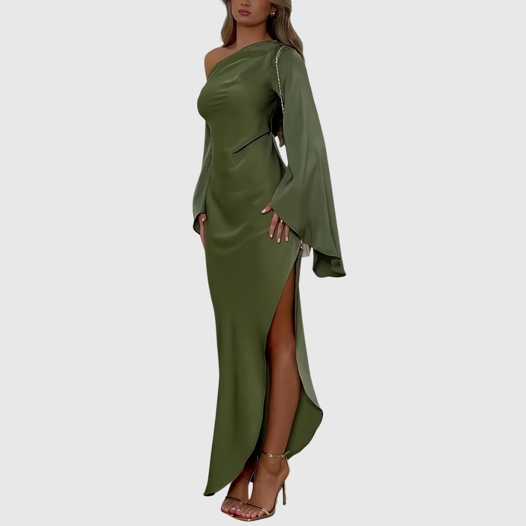 Curved-Hem Evening Dress by Eleanor Vale