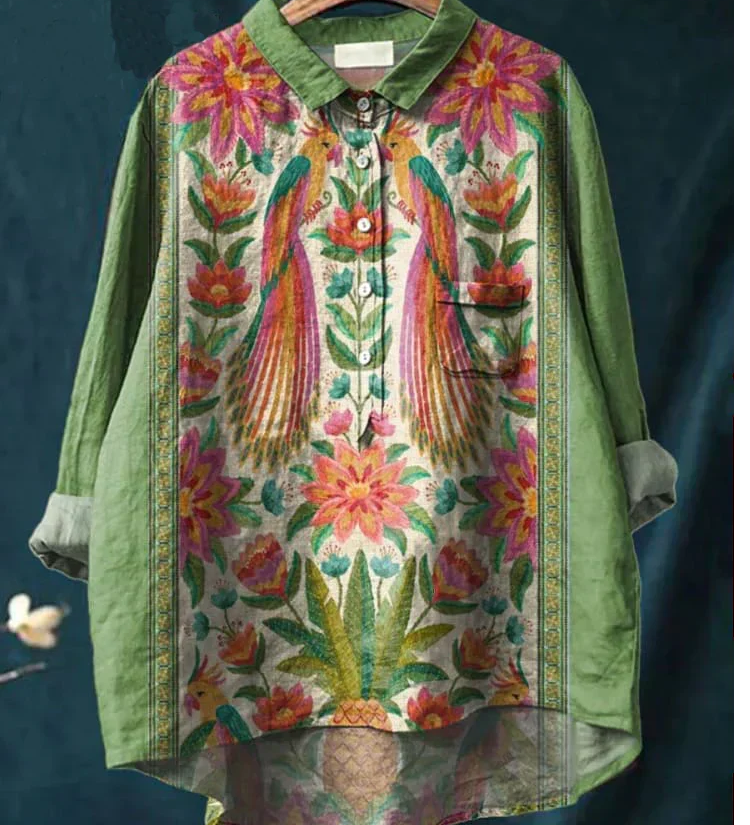 Peace-Dye Shirt by Eleanor Vale