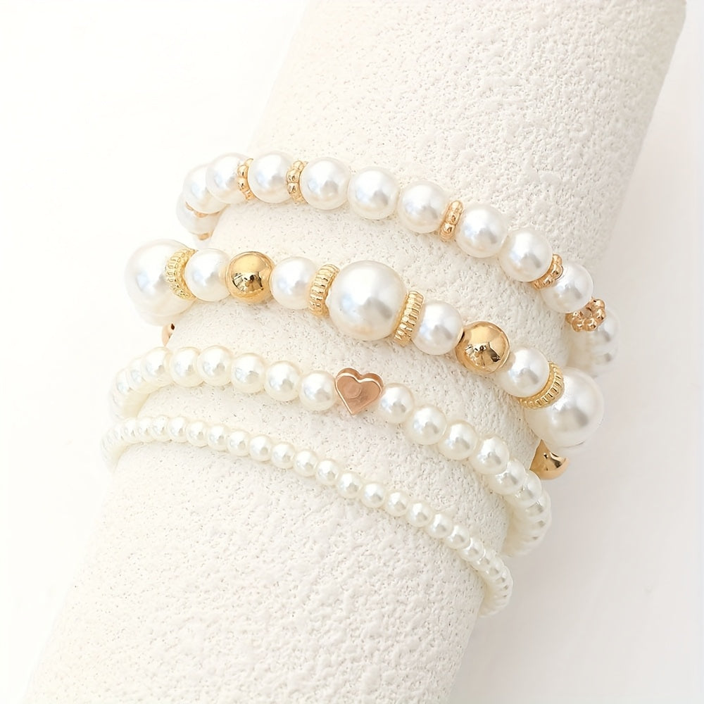 Heart-Bead Bracelet by Eleanor Vale