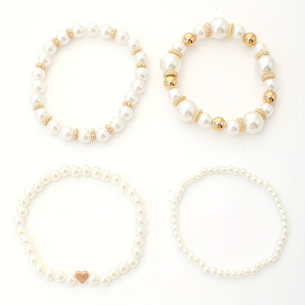 Heart-Bead Bracelet by Eleanor Vale