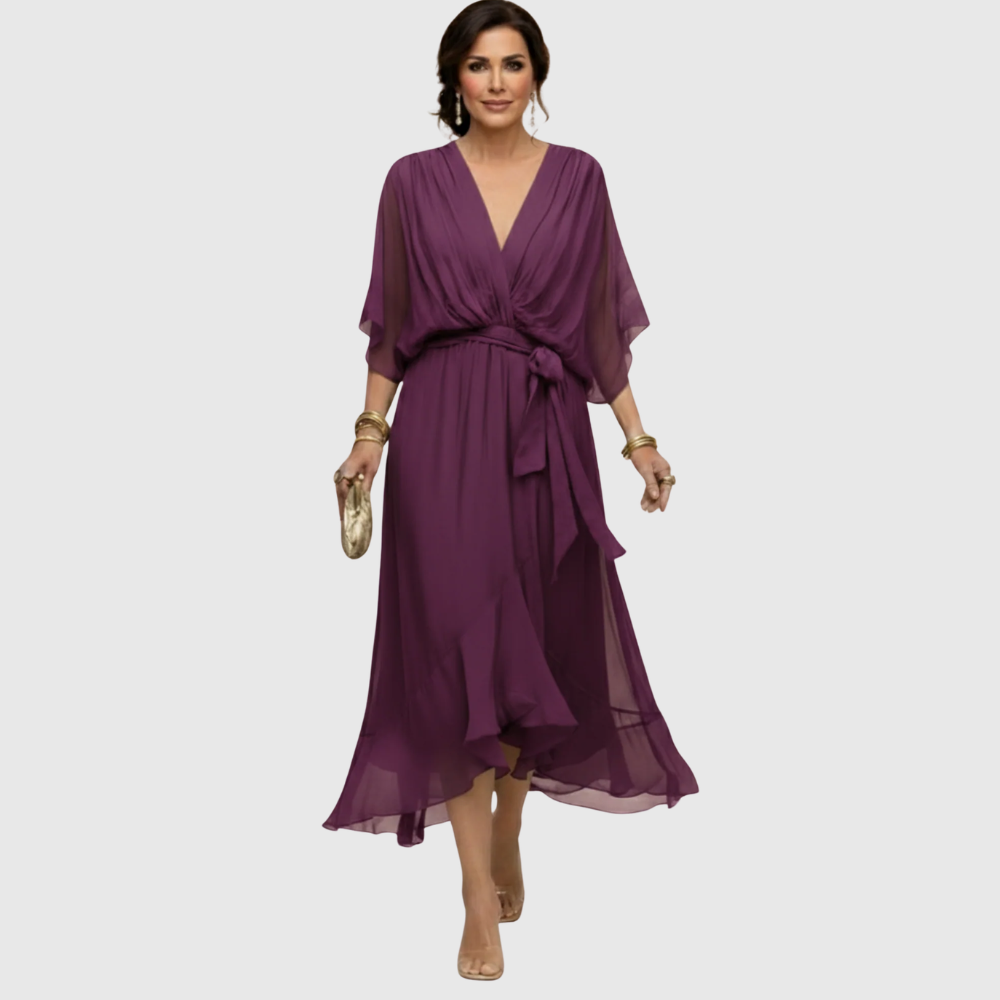 Chiffon Wrap Dress by Eleanor Vale