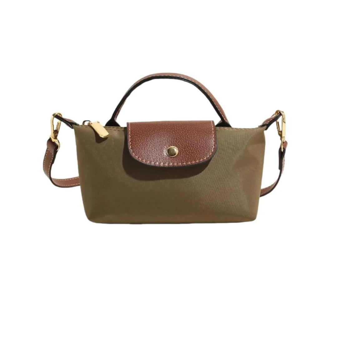 Canvas-Flap Crossbody Bag by Eleanor Vale