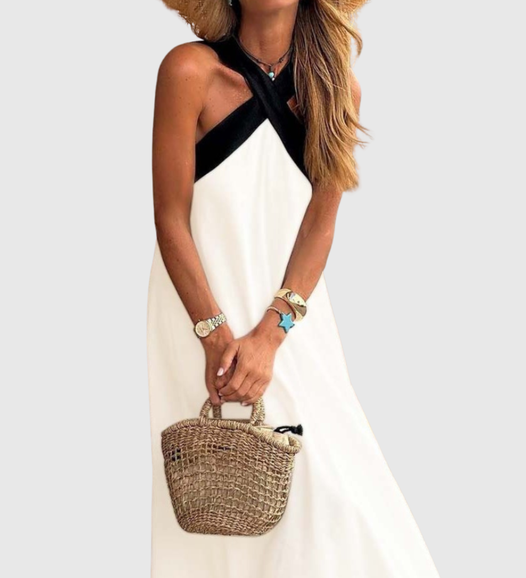 Cross-Halter Dress by Eleanor Vale