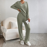 Slouchy V-Neck Co-Ord Set by Eleanor Vale