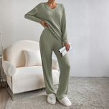 Slouchy V-Neck Co-Ord Set by Eleanor Vale