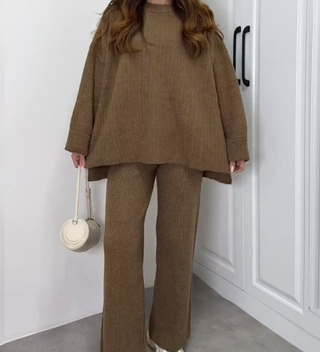 Slouch-Knit Two-Piece Set by Eleanor Vale