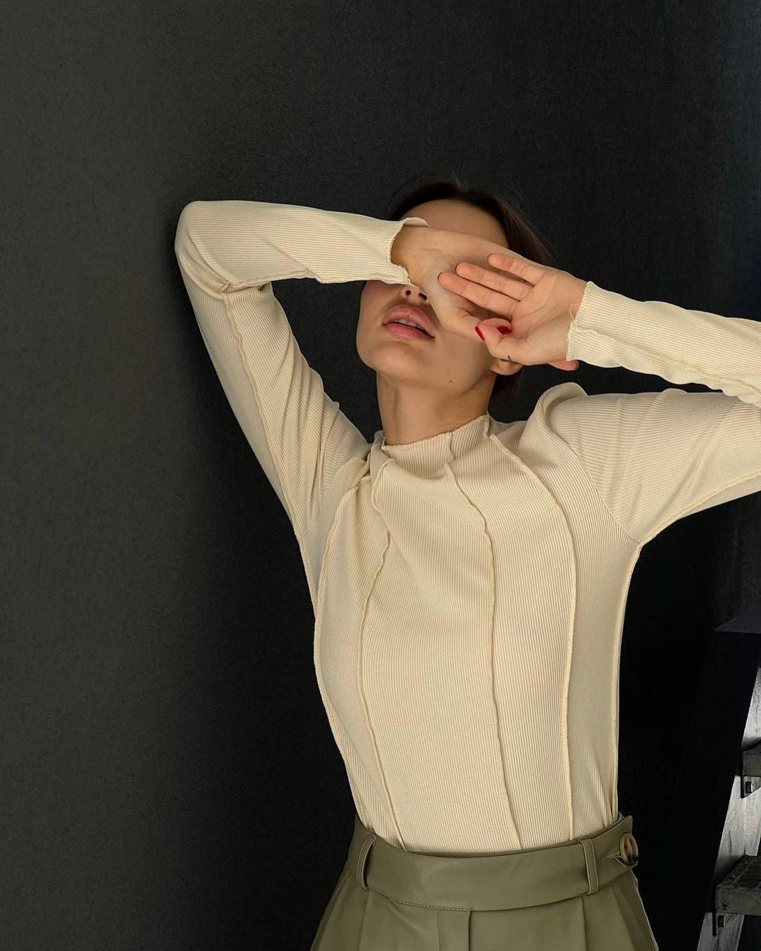 Curved-Seam Top by Eleanor Vale