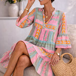 Ruffle-Cuff Midi Dress by Eleanor Vale