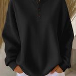 Waffle-Henley Jumper by Eleanor Vale