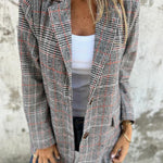 Plaid Blazer by Eleanor Vale