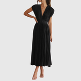 Sunray-Pleat Maxi Dress by Eleanor Vale