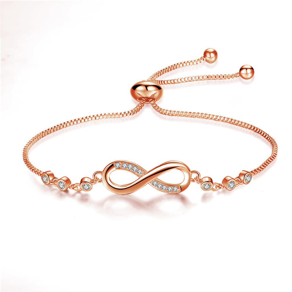 Rose-Infinity Bracelet by Eleanor Vale