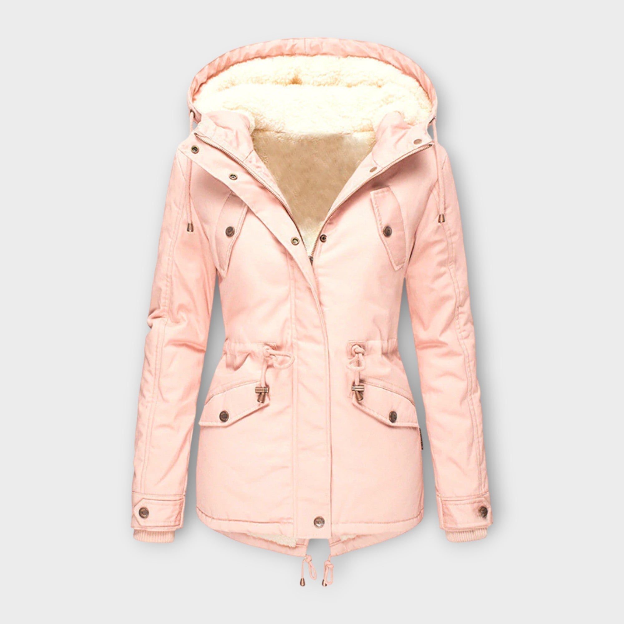 Fleece-Hood Jacket by Eleanor Vale