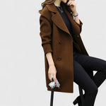 Longline-Lapel Coat by Eleanor Vale
