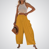 Linen-Cotton Trousers by Eleanor Vale