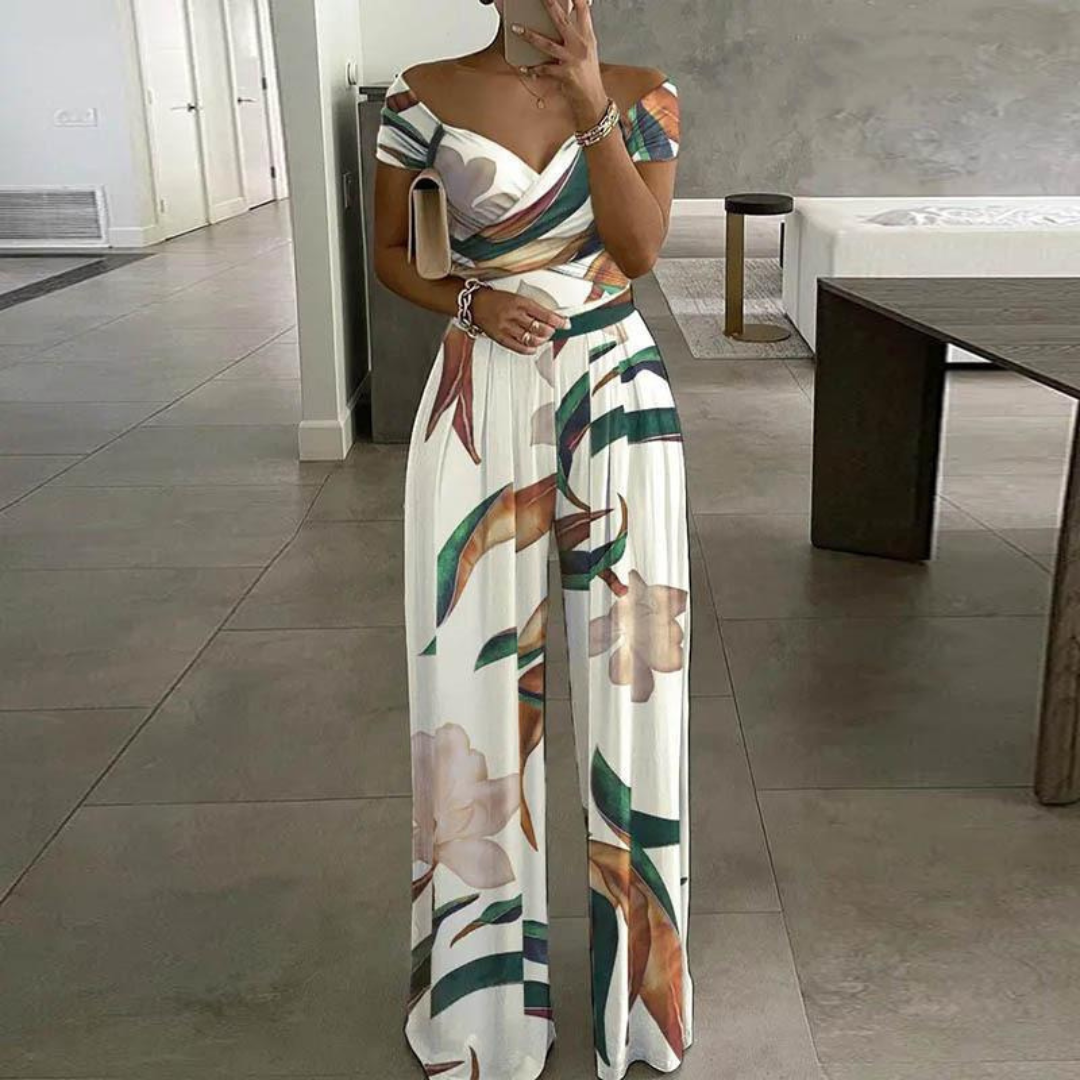 Palm-Leaf Jumpsuit by Eleanor Vale