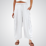 Linen-Cotton Trousers by Eleanor Vale