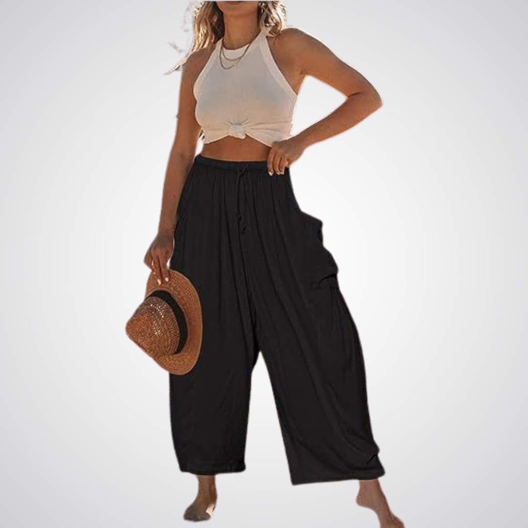 Linen-Cotton Trousers by Eleanor Vale