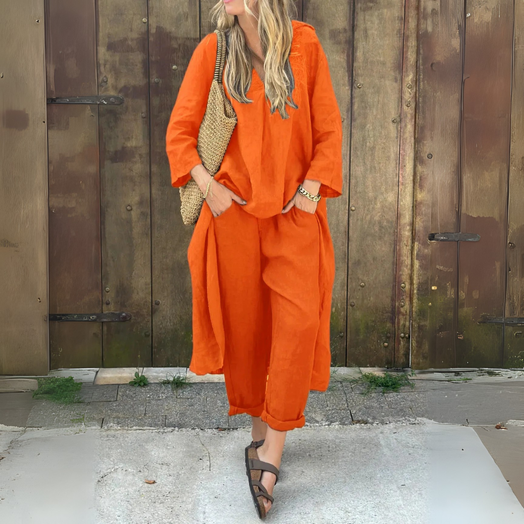 Rolled-Cuff Co-Ord Set by Eleanor Vale