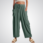 Linen-Cotton Trousers by Eleanor Vale