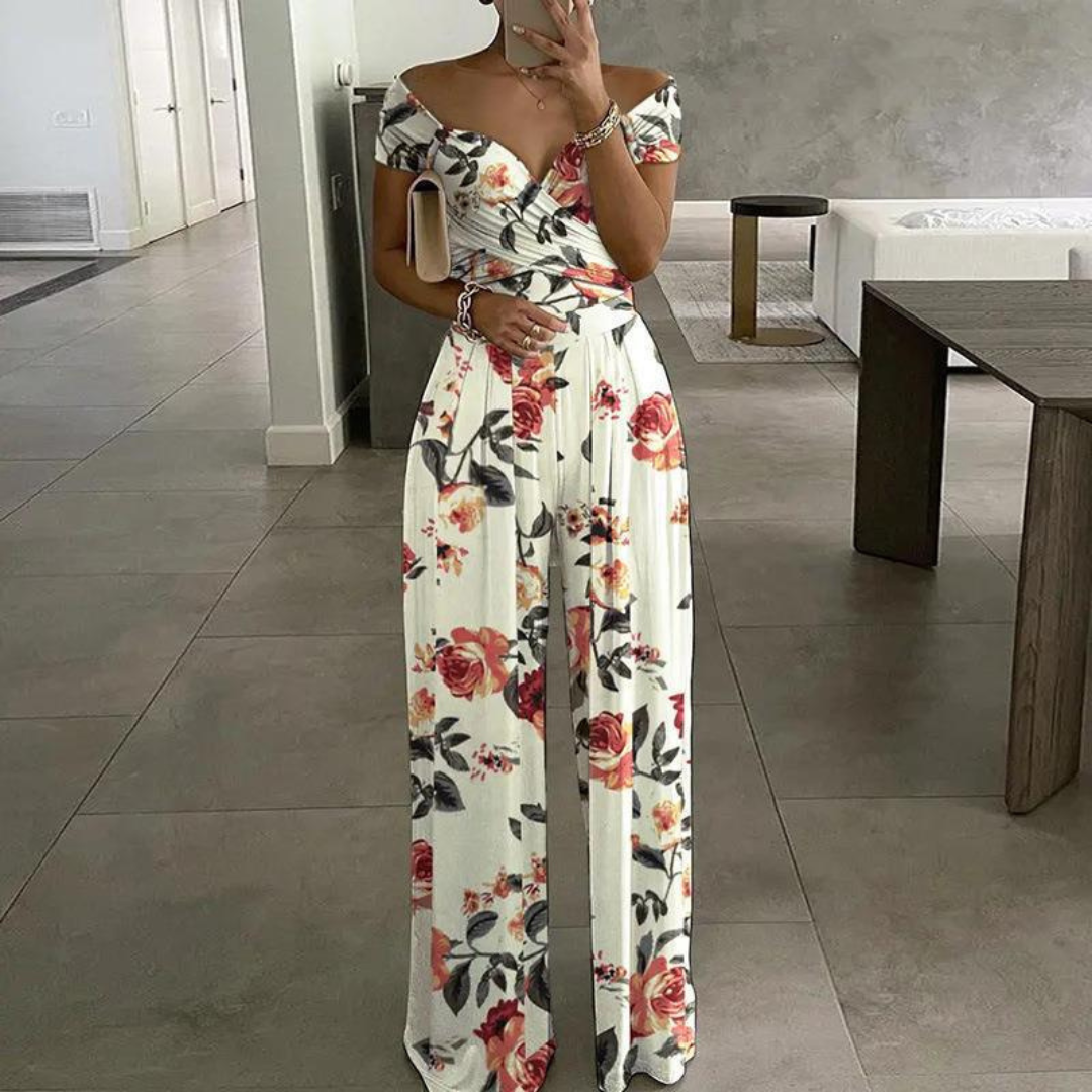 Palm-Leaf Jumpsuit by Eleanor Vale