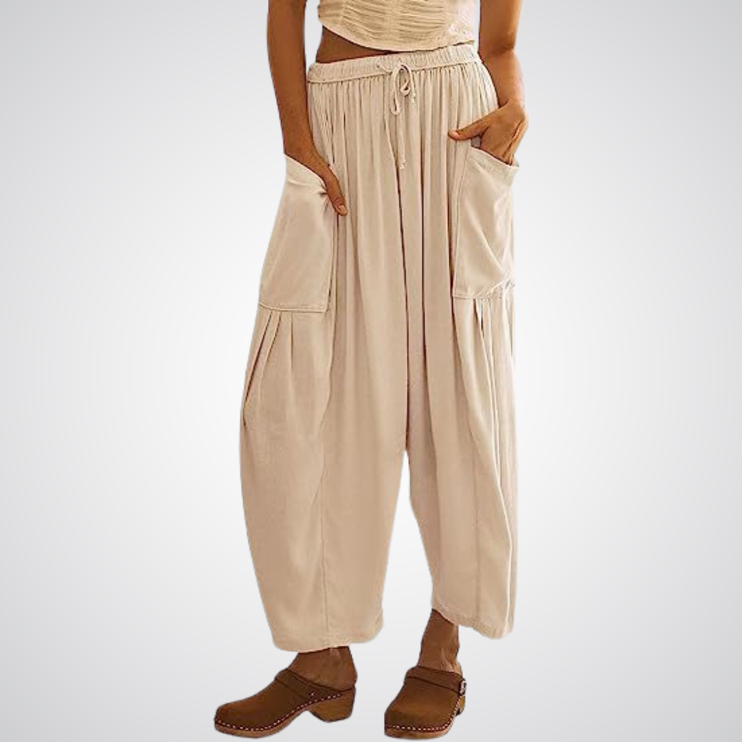 Linen-Cotton Trousers by Eleanor Vale