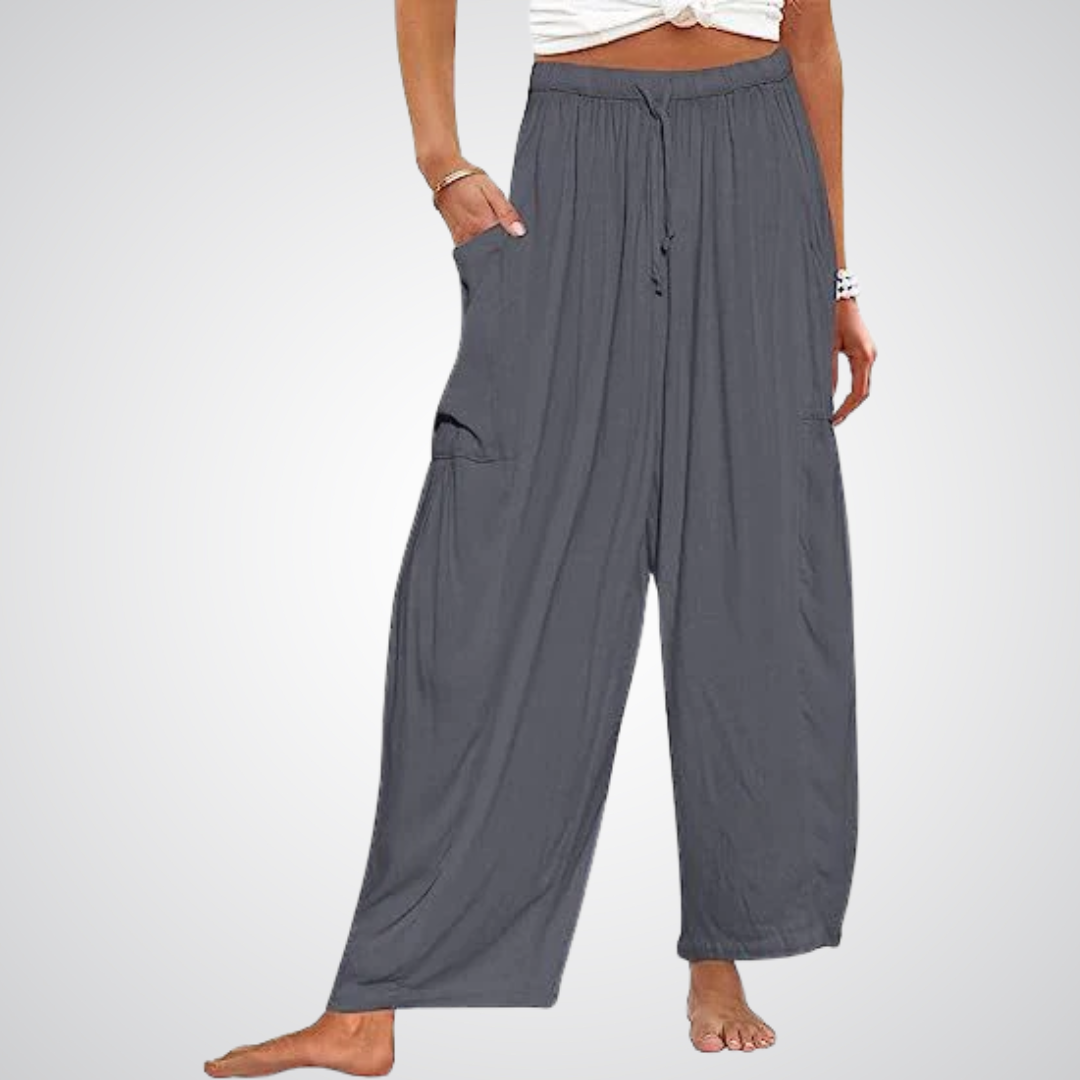 Linen-Cotton Trousers by Eleanor Vale