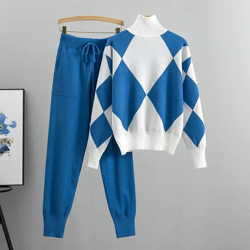 Diamond-Knit Co-Ord Set by Eleanor Vale