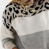 Leopard-Yoke Jumper by Eleanor Vale