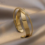 Crossed-Band Bracelet by Eleanor Vale