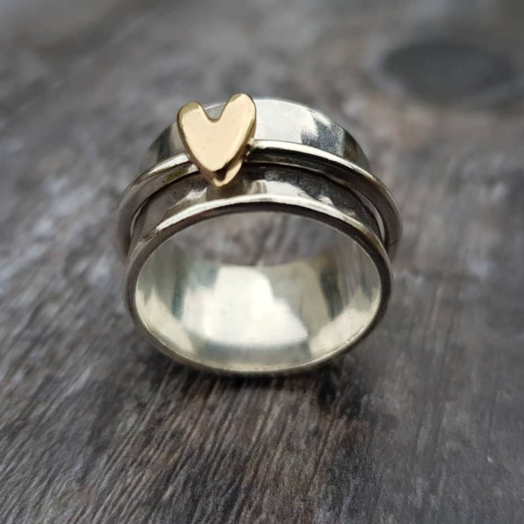 Heart-Spinner Ring by Eleanor Vale
