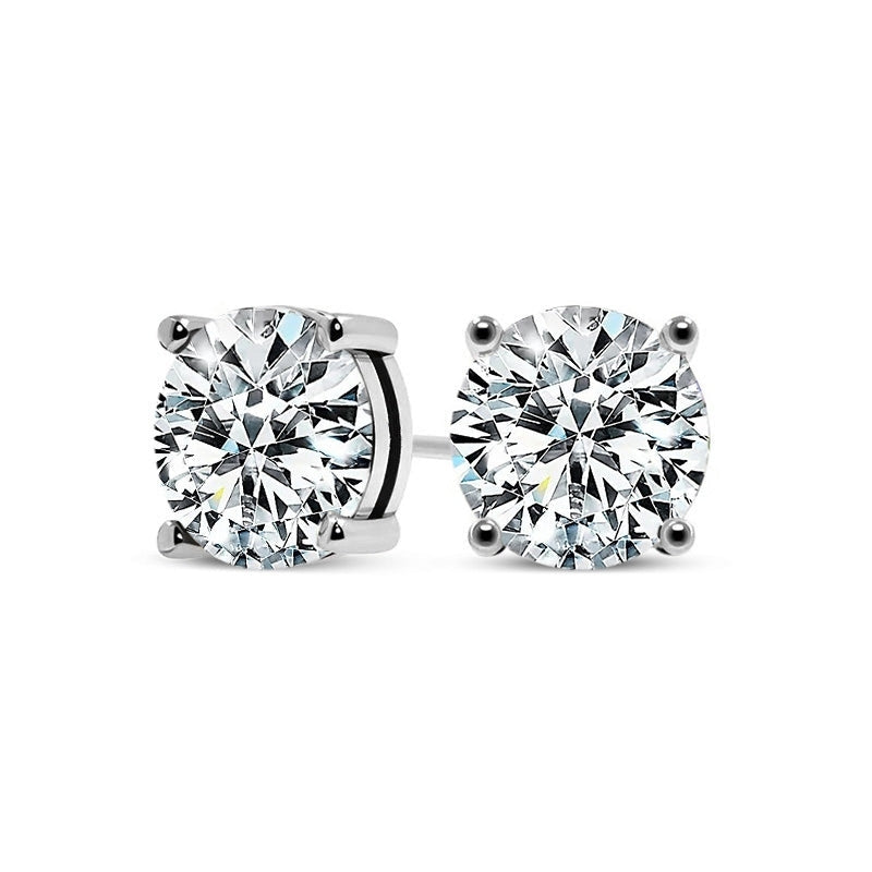Brilliant-Solitaire Earrings by Eleanor Vale