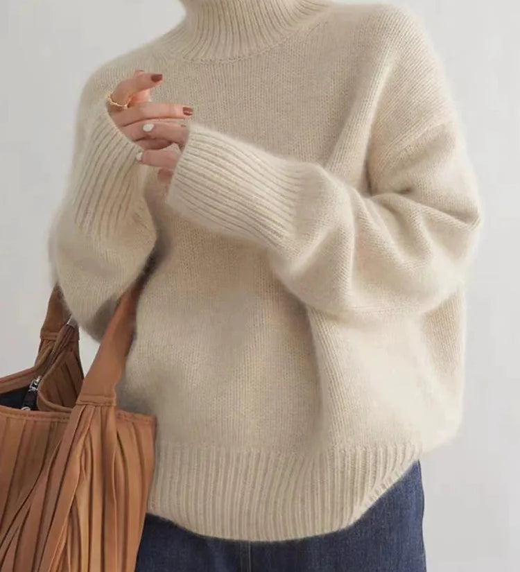 Cashmere-Roll Jumper by Eleanor Vale