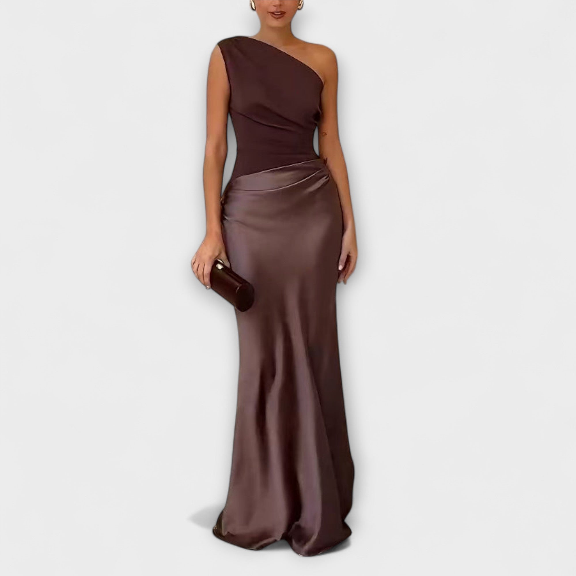 One-Shoulder Maxi Dress by Eleanor Vale