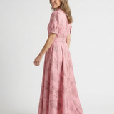 Raised-Rose Shirt Dress by Eleanor Vale
