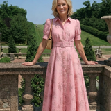 Raised-Rose Shirt Dress by Eleanor Vale