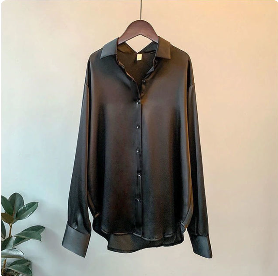 Satin-Sheen Blouse by Eleanor Vale